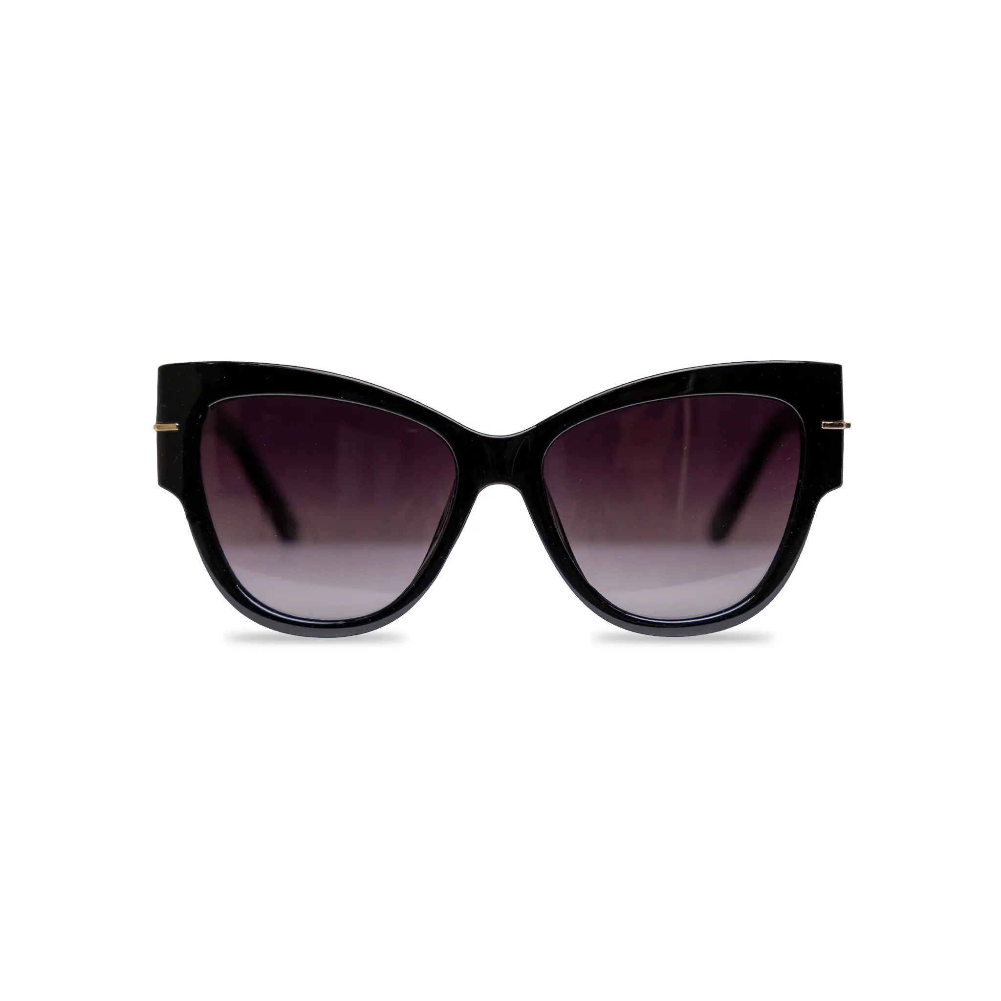 ZURRICI Designer Fashion Women's Sunglasses - Premium Luxury Stylish Shades with Black Frame and Gradient Lenses