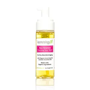 Kosmatology Rose Geranium Face Wash for Dry/Aging Skin