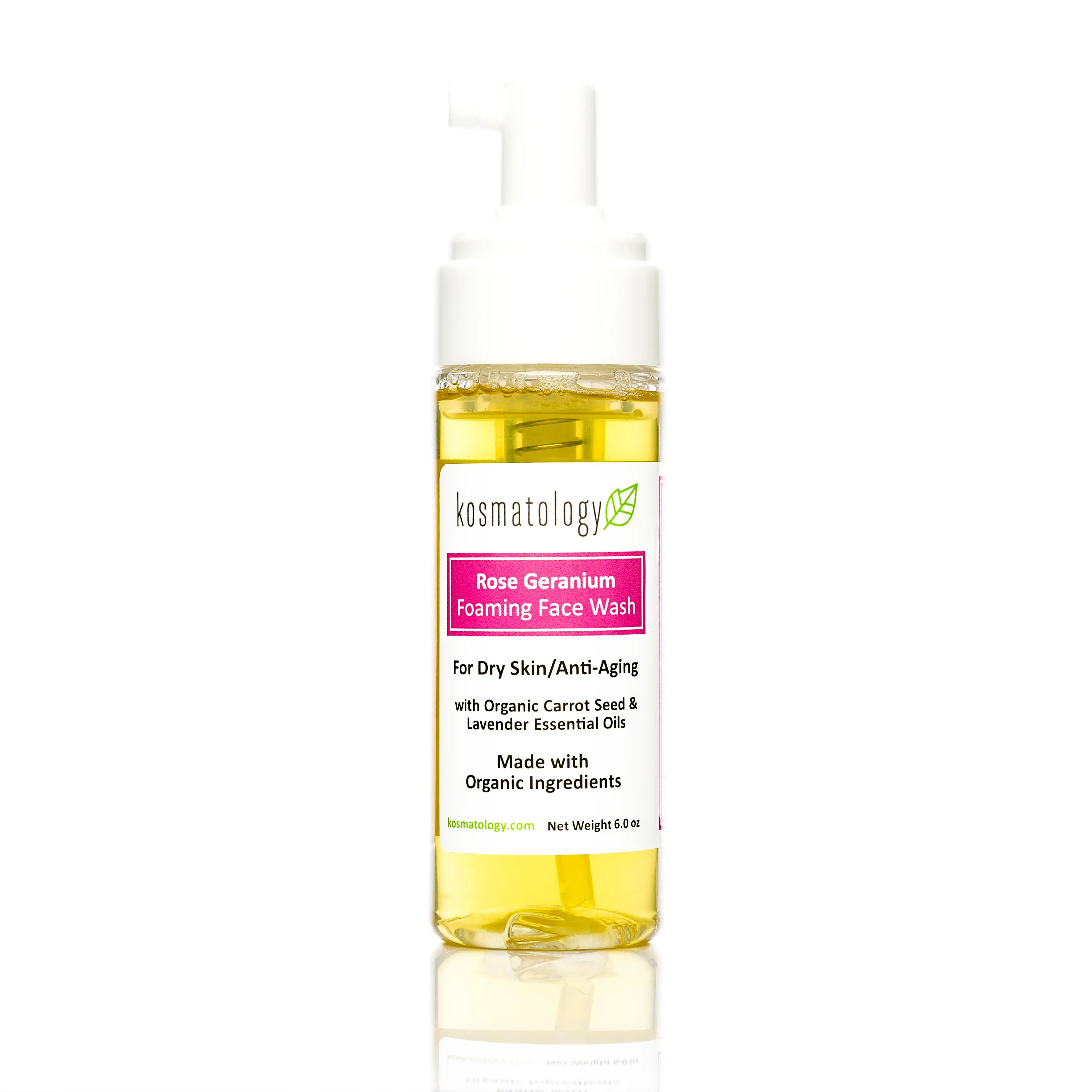 Kosmatology Rose Geranium Face Wash for Dry/Aging Skin