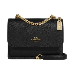 Coach Klare 18 Mini Crossbody Bag with Chain Strap and Quilted Leather in Black for Women