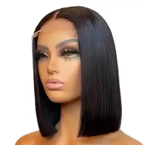Black natural wig