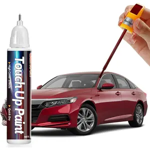 New 2025 Red Pearl Touch Up Paint Pen for Cars, Car Paint Scratch Repair, 2-in-1 Car Touch Up Paint Fill Paint Pen, Quick & Easy Solution to Repair Minor Automotive Scratches 0.8 fl oz