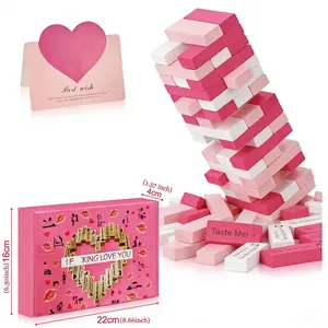 Stacking Tower Game – Perfect Gift for Friends Best for Parties Date Nights Fun Valentine’s Day Entertainment Special Occasions