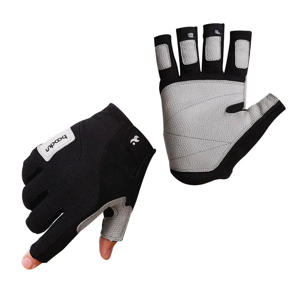 Summer new outdoor climbing gloves, mountaineering non-slip and wear-resistant thin hiking downhill protection breathable sports gloves