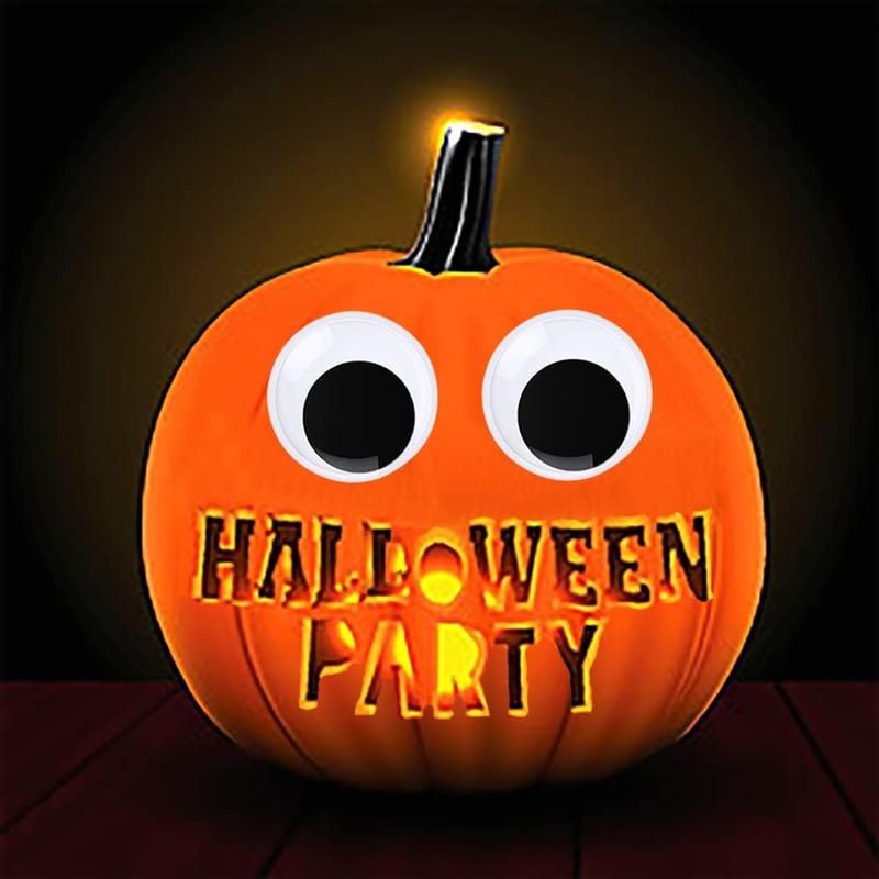 6 count 2.75 Inches Googly Eyes Plastic Wiggle Eyes with Self Adhesive Black White Googly Eyes for DIY Crafts Christmas Halloween Decoration