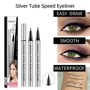 Waterproof & Long-Lasting Eyeliner – Smudge-Proof, Creamy Gel & Liquid, Vegan, Silky Smooth High-Pigment for All-Day Wear, Easy for Beginners