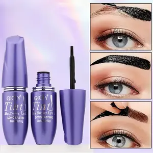 Tearable Eyebrow Balm with 4 Colors, Natural Effect, High Pigment, Sweatproof Quick Dry, Easy Tear, Non-Toxic Makeup
