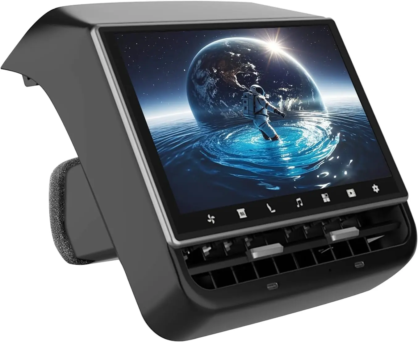 8.66in HD Touch Screen Unit Car Video Player for Tesla Model 3 (2019-2023)/Model Y (2019-2024), Tool-Free OEM Look Rear-Screen Entertainment, Android 13, Wireless CarPlay, Android Auto, 8+64G, 5G Wi-Fi, Seat Adjustment, Heating, Rear AC Control System