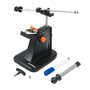 SHARPAL 201H Diamond Scissor & Garden Tool Sharpener – Adjustable 22°-84° Angle, 325/600 Grit Plates | Sharpening for Kitchen, Hair Cutting, Sewing Scissors, Lawn Mower Blades, Pruners & Hedge Shears