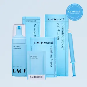 Total Care Set (1 box of each) - Feminine Hygiene Products Daily Intimate Wash, Probiotic Vaginitis Relief Feminine Wipes, Hygiene Essentials