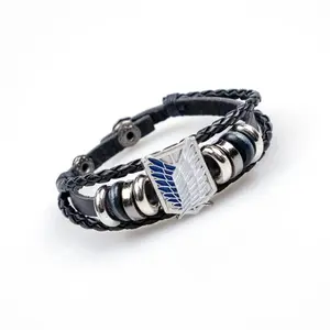 Popular anime merchandise Bracelets Role-playing props Unisex Creative and personalized woven bracelets Jewelry Anime fans Gifts