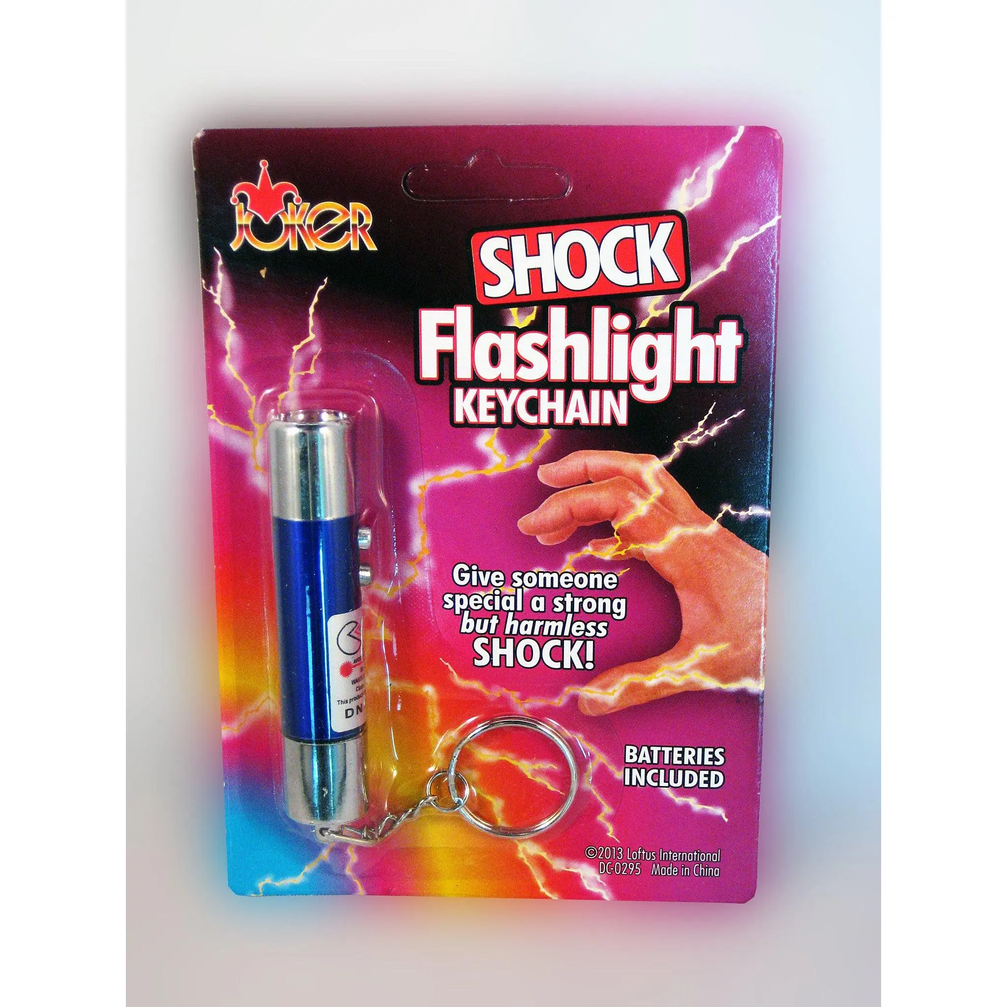 Shock Flashlight Keychain Prank