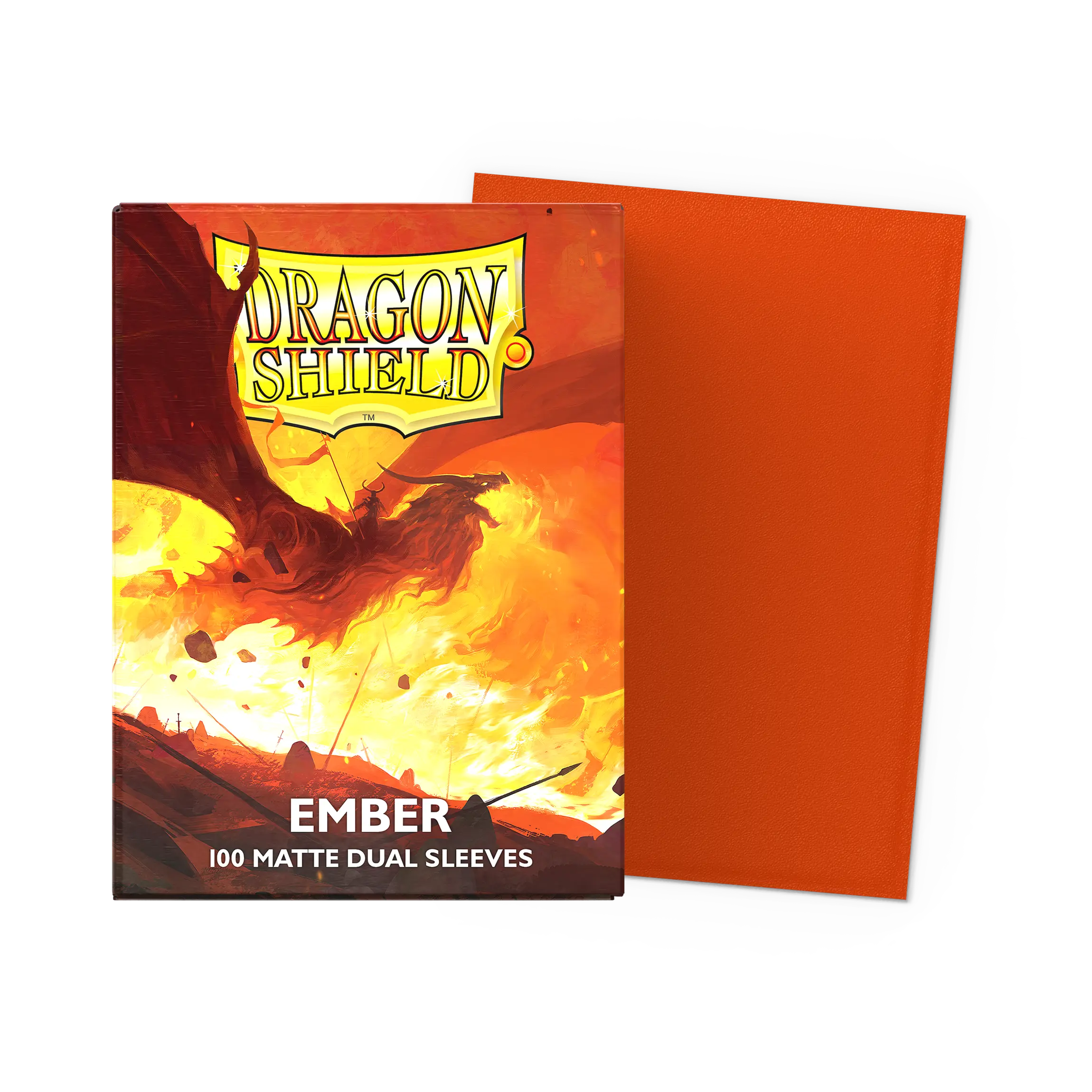 Dragon Shield Matte Dual Sleeves - Ember 'Alaric, Revolution Kindler' (100ct)