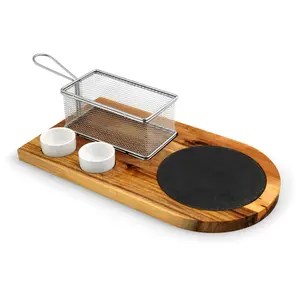 Yukon Glory 4-Piece Burger Serving Set