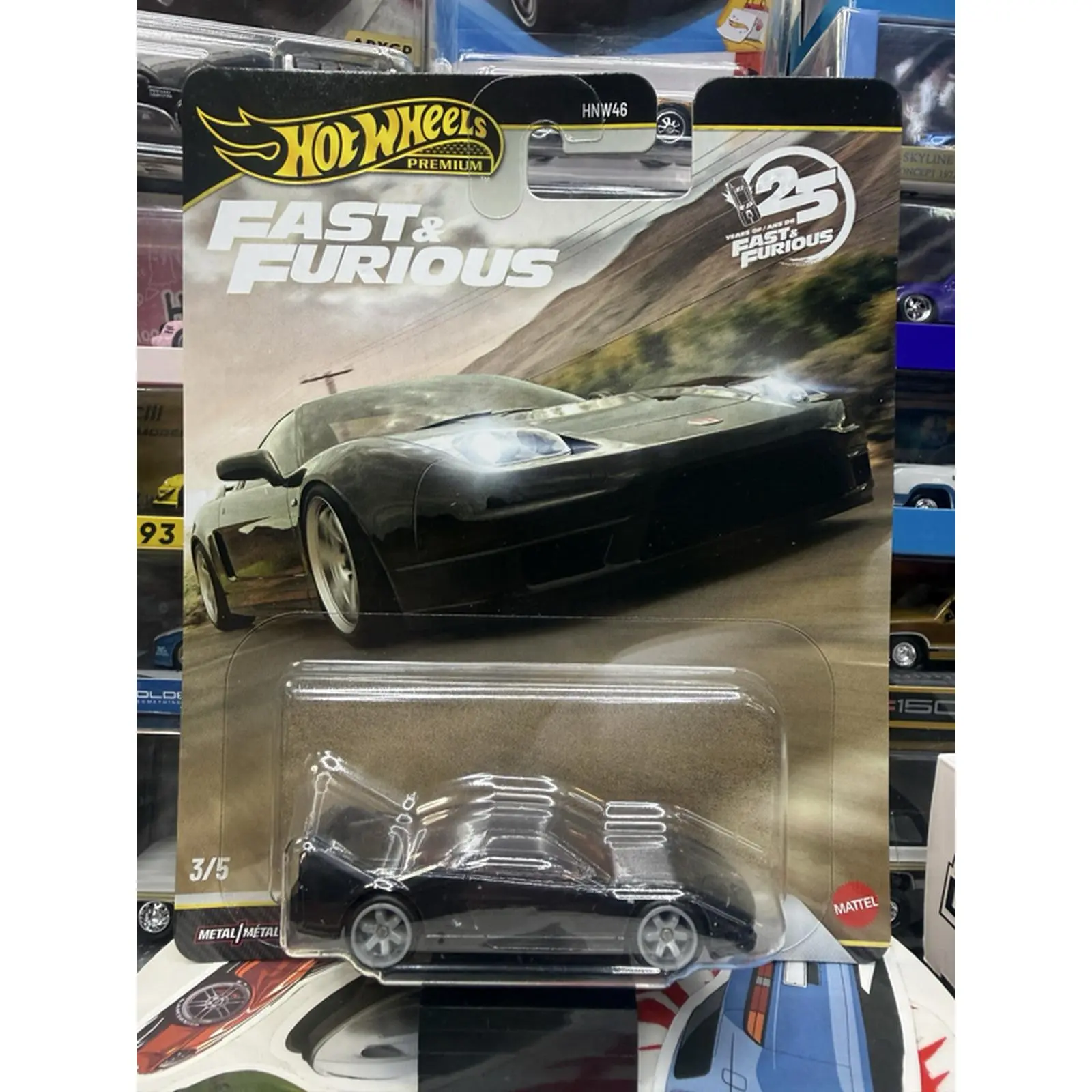 Hot Wheels 2003 Honda NSX Type-R Fast & Furious Edition 25th Anniversary Model Car