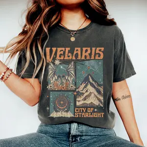 Velaris City of Starlight Acotar Comfort Colors Shirt, The Night Court Shirt, Bookworm Shirt, Court of Thorns and Roses, Acotar Shirt, Bookish Gifts