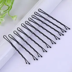 10 PCS Bobby Pins Black,Pain-Free Bobby Pins for All Hair Types,Hair Pins for Women Girls,Hairpins for Buns(Black)