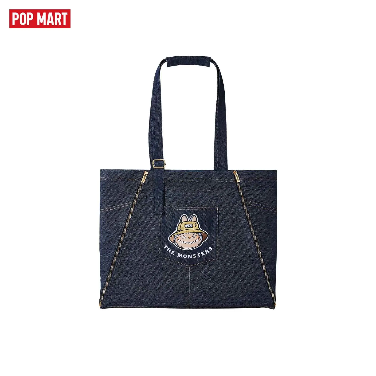 POP MART THE MONSTERS FALL IN WILD SERIES-Denim Apron Bag,Surprise Gift