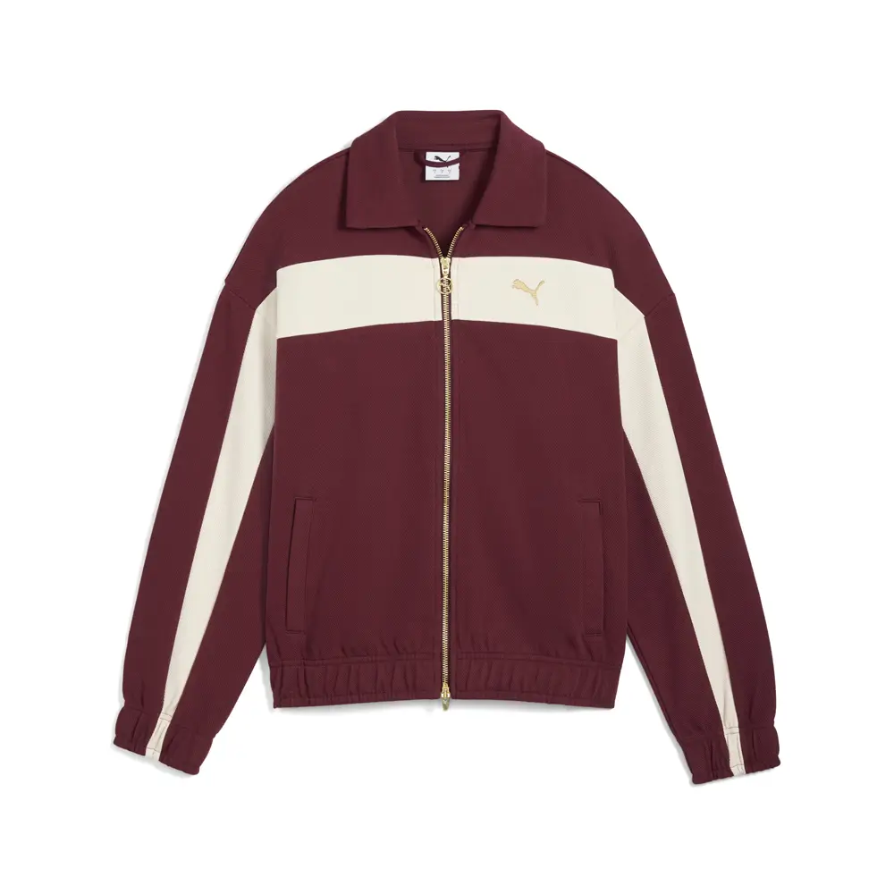 PUMA Womens T7 Relaxed  Athletic Outerwear Casual - Red