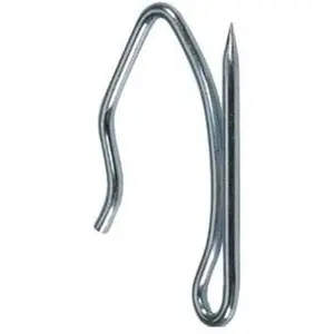 Heavy-Duty Offset Pin-On Drapery Hooks, 14 Hooks per Pack curtain rod