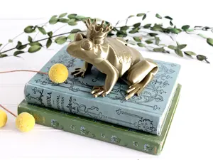 Frog Prince Figurine - Fairytale Nursery Decor