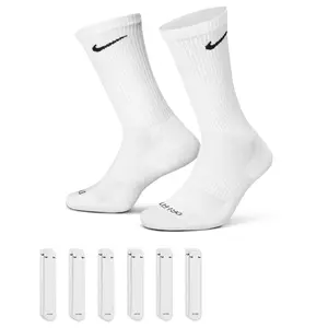 Nike Everyday Plus Dri-Fit Crew Socks White 6-pack | crew socks | dri-fit | white | moisture-wicking | cushioned | unisex | athletic | training | everyday | sports | Premium Quality | Essential Accessory | Everyday Use | Gift Idea | Spring 2026