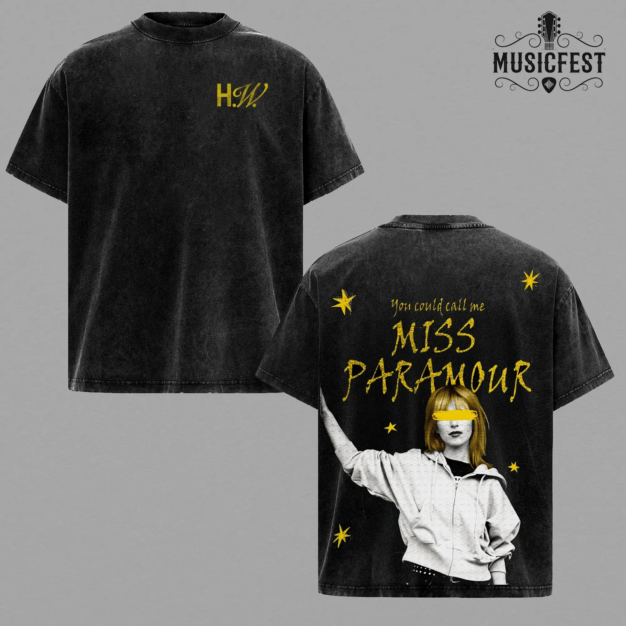 Hayley Williams Paramore Butterfly Vintage Graphic Tee, Streetwear for Men, Oversized Black Washed Heavyweight Shirt, Y2K Pop Punk Band Merch, Grunge Aesthetic Clothing, Alternative Rock Apparel BY4