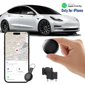 GPS Tracker for Car, Mini Hidden Tracker with Weatherproof Magnetic Case - No Monthly Fee - Works with Apple Find My (iOS Only)