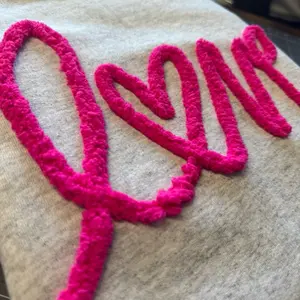 Love Yarn Embroidered Crewneck Sweatshirts