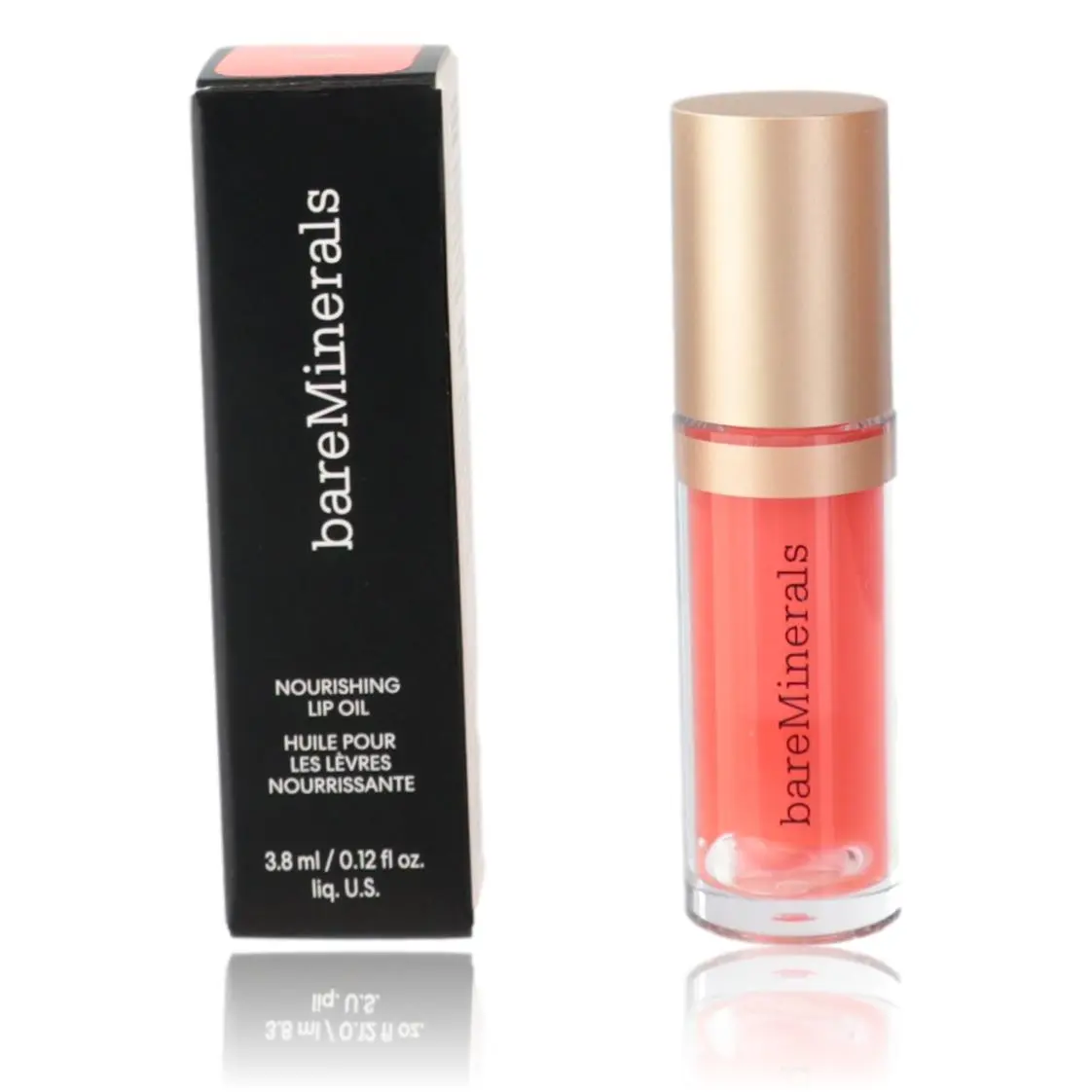 bareMinerals Hyaluronic Acid Nourishing Oil-Based Lip Oil - Hydrates Lips, 0.12oz, Charm