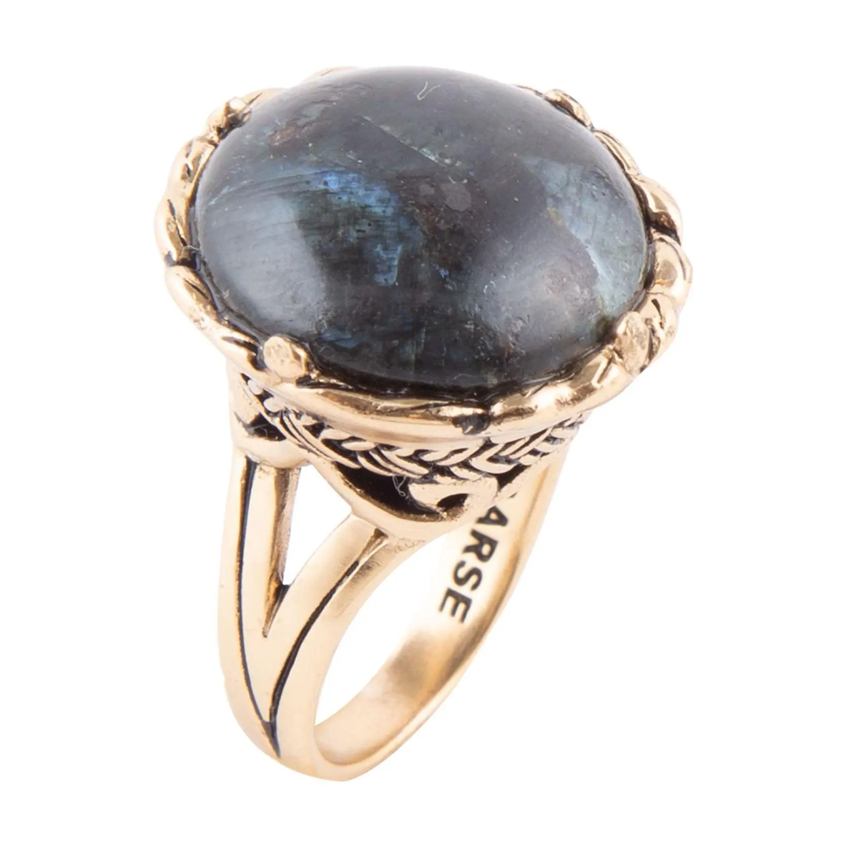 Barse Artisan Crafted Genuine Labradorite Cocktil Ring Barse Artisan Crafted Genuine Labradorite Cocktil Ring