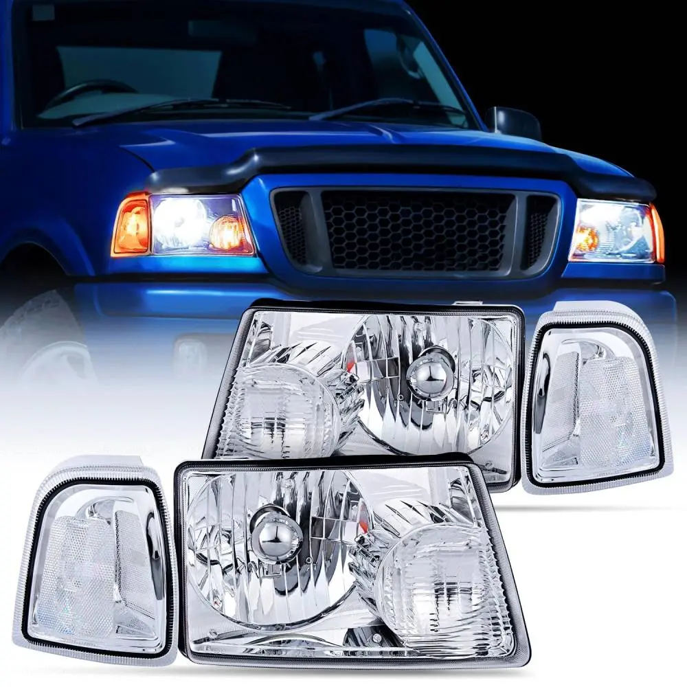 Chrome Housing+ Clear Reflector