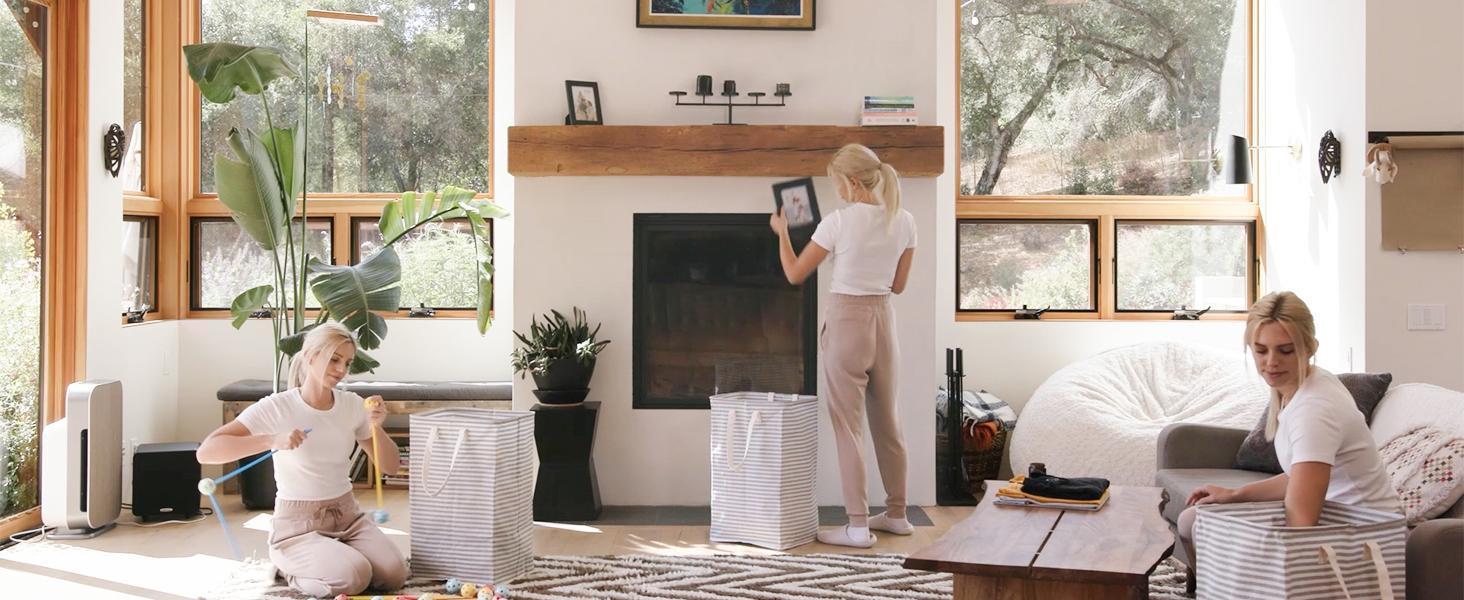 Lifewit Laundry Hamper Large Collapsible Waterproof Laundry Basket with Easy Carry Handles for Bedrooms, Bathrooms, and College Dorms Lifewit Laundry Hamper Large Collapsible Waterproof Laundry Basket with Easy Carry Handles for Bedrooms, Bathrooms, and College Dorms