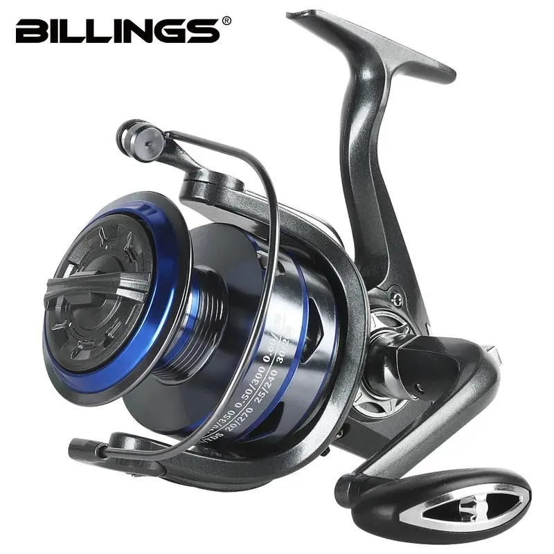 Billings CK Series 4.1:1 Gear Ratio 55LB Max Drag CNC Metal Spool Spinning Fishing Reel, Outdoor Fishing Accessories, Fishing Supplies, Fishing Gear Set