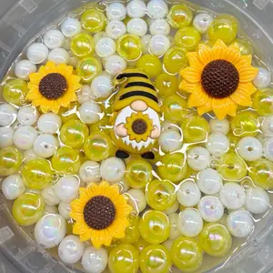 Sunflower Gnome Garden Gel Sensory Pad for ADHD & Anxiety Relief Skin Picking Dermatillomania Nervous Energy Calming Effect