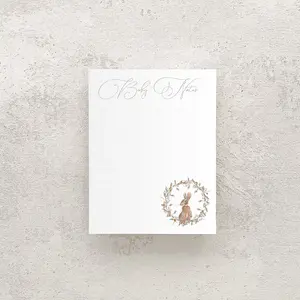 Custom Notepads - Baby Notes with Bunny Rabbit