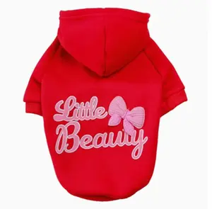 X Small Red Bling Dog Hoodies