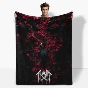 Print in USA – Sleep Token Flannel Blanket, Soft & Cozy Adult Throw, Warm & Comfy Nap Blanket for Sofa, Bed, Dorm, Office, Car, Travel | Trendy Gift for Fans, Birthday, Mother’s Day, Must-Have Home Accessory