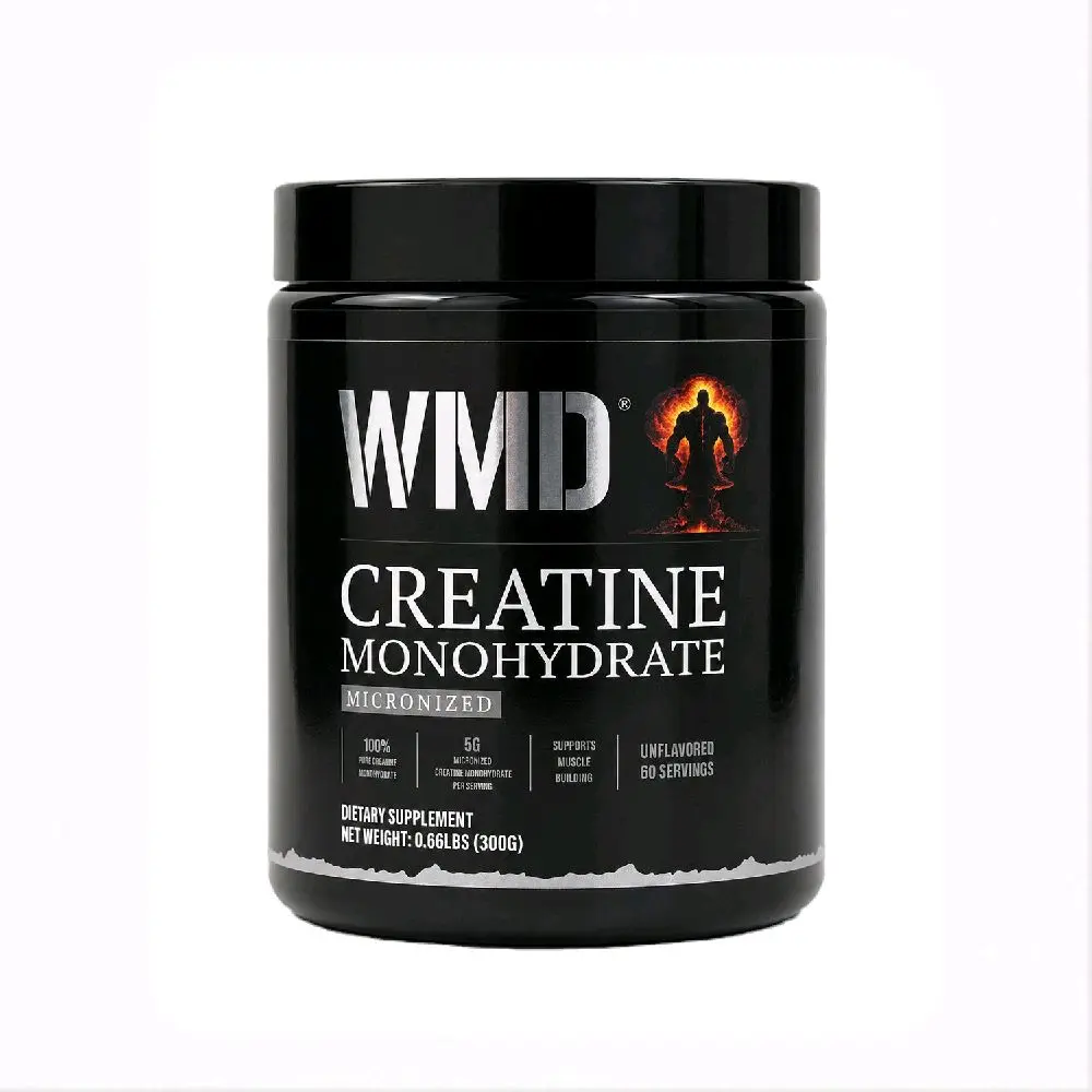 WMD Supplements Creatine Monohydrate Powder | Unflavored 300g, 60 Servings