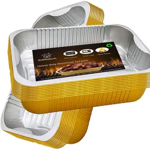 20pack 13 "x9  foil baking pan(3500ml) tray,steaming table tray,  thickened disposable pot for cooking and heating