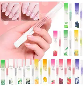 Cuticle Revitalizer  pen, rose&lemon&peach for Nails Comfort Acrylic Nail Tips,Press-on nails, Ideal for DIY nails art,Nail Polish Pink Manicure Beauty Products