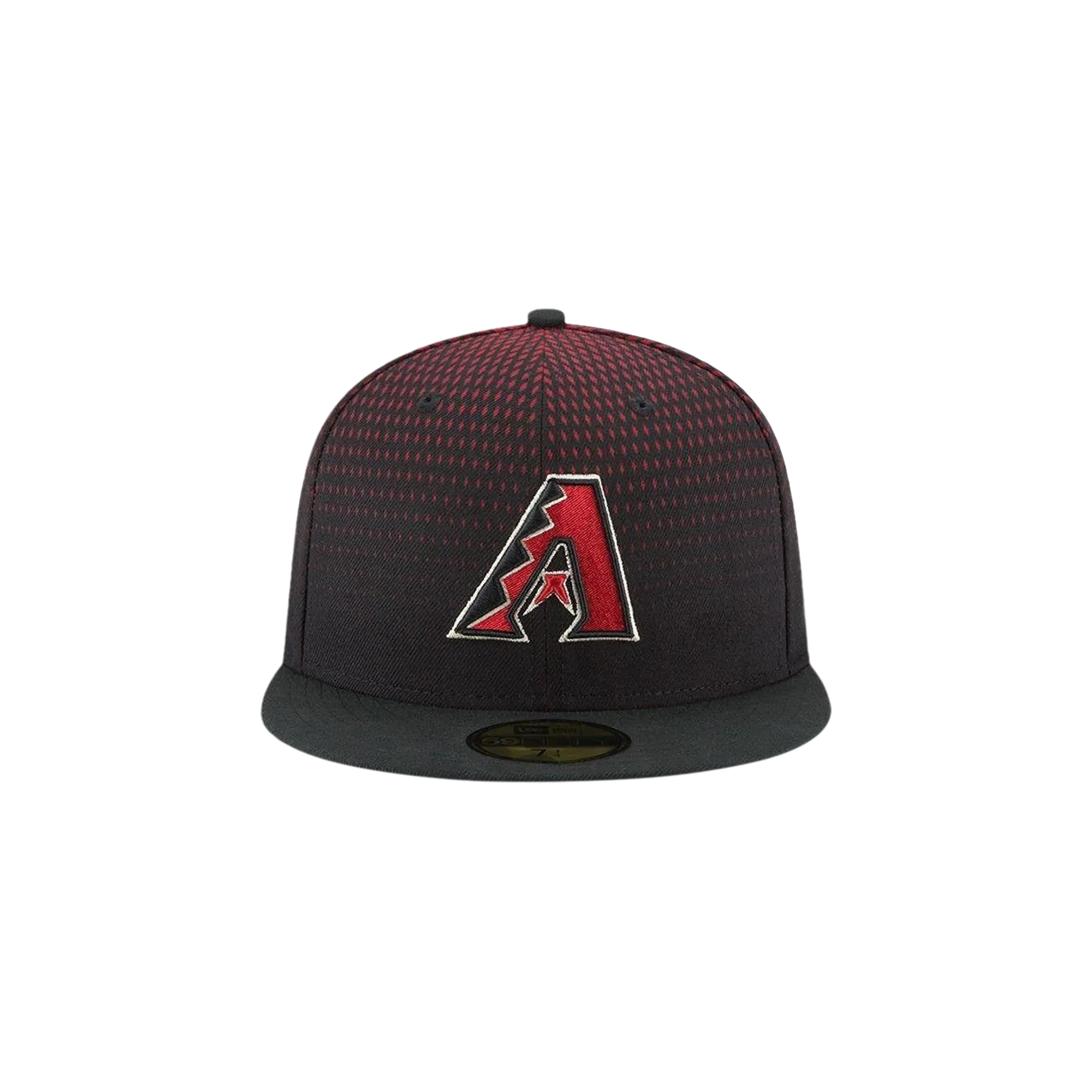 59FIFTY Arizona Diamondbacks 2017 Low Profile Authentic Fitted Hat "Red Diamond Pattern / Black - Brim" NE626