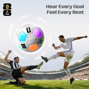 2026 FIFA World Cup Football Shaped Portable Bluetooth Speaker, RGB Color Lights Hi-Fi Deep Bass Stereo Speaker, Bluetooth & TF Card Dual Mode, Large Capacity Battery Outdoor Wireless Speaker for Home Party, Camping, Beach & Fan Gift