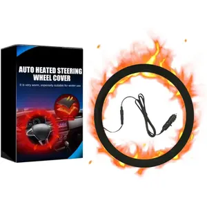 Heated Steering Wheel Cover Winter Hand Warmer Universal Car Steering Heater Auto Warm Anti-Skid Protector Accessory 12V Does not apply