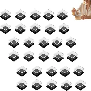30pack DIY Acrylic Fridge Magnets Kit with Adhesive Backing, Square Magnetic Photo Frames with Stunning 3D Effect, Easy Magnet Making, No Tools Needed, for Crafts, Cabinets Classrooms