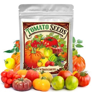200+ Heirloom Tomato Seeds Mix for Indoor and Outdoor Gardening - Assorted Sweet Salad Tomato Varieties Including Roma Vf, Marmande, San Marzano and More, Perfect Gift Pack