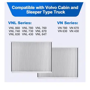Filtro de cabina para Volvo VNL