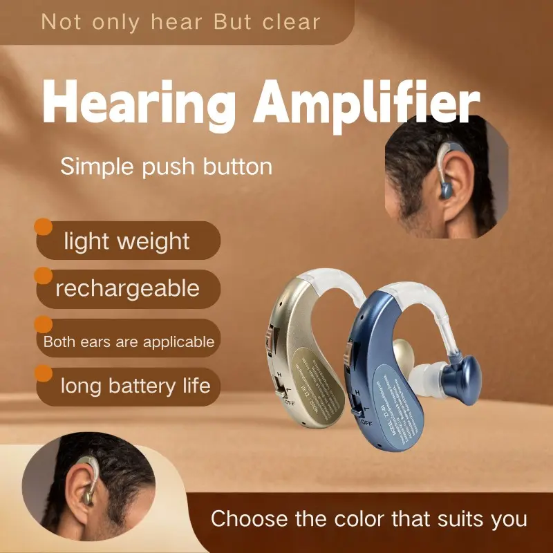 sound amplifier, personal voice amplifying headphones, Adjustable Audio Headphones, volume-adjustable enhanced earphones—lightweight and comfortable full-ear headphones designed for seniors and adults, ideal for everyday use