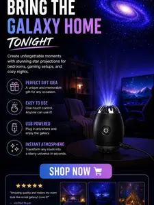 CosmoGlow Galaxy Projector