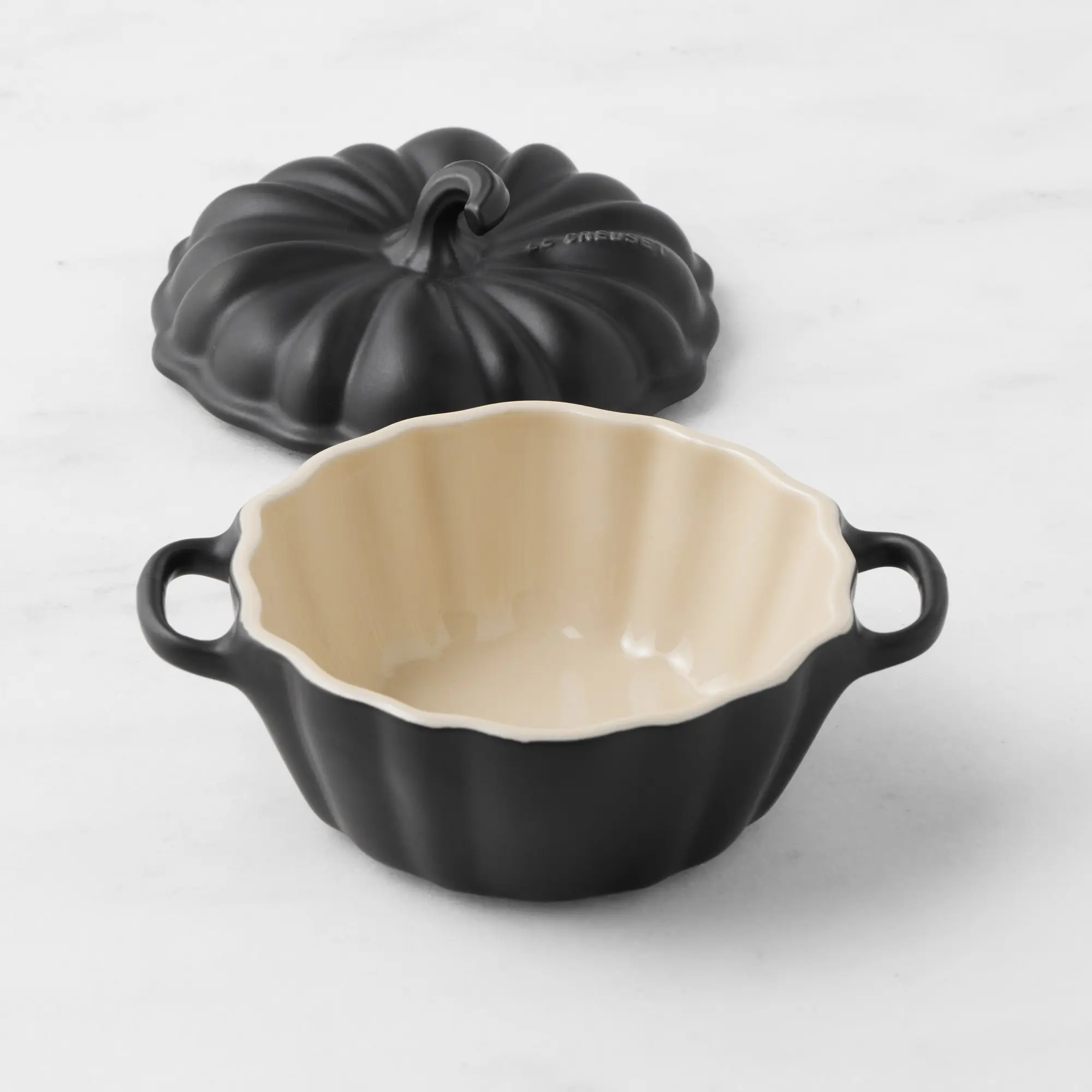 Le Creuset Stoneware Mini Pumpkin Cocotte, Haloween